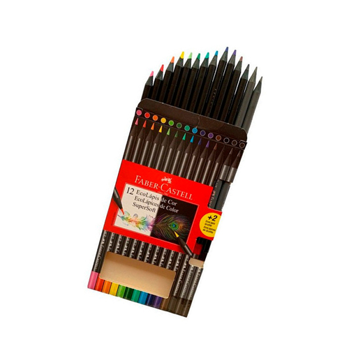 Lápices De Colores Faber-castell Supersoft Metalizados X 12